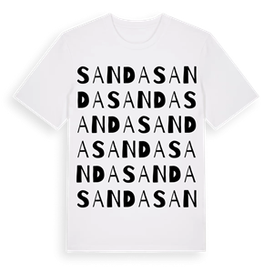 Sanda ordlek t-shirt – ekologisk bomull t-shirt från Pinshirt