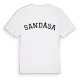 Sandåsa böjd t-shirt