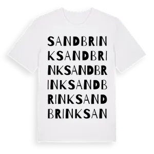 Sandbrink ordlek t-shirt – ekologisk bomull t-shirt från Pinshirt