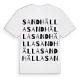 Sandhälla ordlek t-shirt