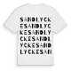 Sandlycke ordlek t-shirt