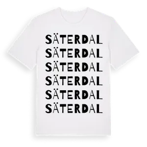 Säterdal ordlek t-shirt – ekologisk bomull t-shirt från Pinshirt