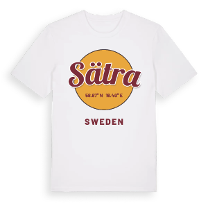 Sätra cirkel t-shirt – ekologisk bomull t-shirt från Pinshirt