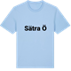 Blue Soul t-shirt med Sätra ö fetstil t-shirt