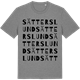 Mid Heather Gray t-shirt med Sätterslund ordlek t-shirt