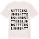 Vintage White t-shirt med Sätterslund ordlek t-shirt