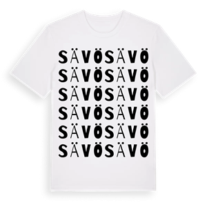 Sävö ordlek t-shirt – ekologisk bomull t-shirt från Pinshirt