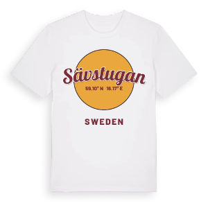 Sävstugan cirkel t-shirt – ekologisk bomull t-shirt från Pinshirt