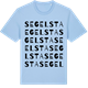 Blue Soul t-shirt med Segelsta ordlek t-shirt