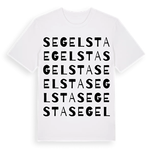 Segelsta ordlek t-shirt – ekologisk bomull t-shirt från Pinshirt