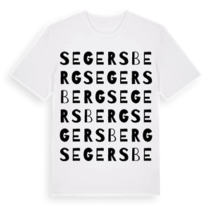 Segersberg ordlek t-shirt – ekologisk bomull t-shirt från Pinshirt