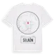 White t-shirt med Selaön t-shirt