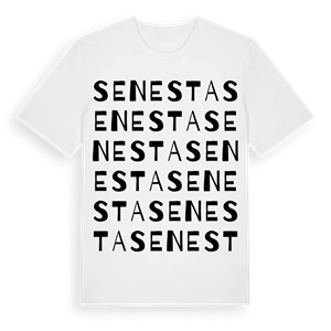 Senesta ordlek t-shirt – ekologisk bomull t-shirt från Pinshirt