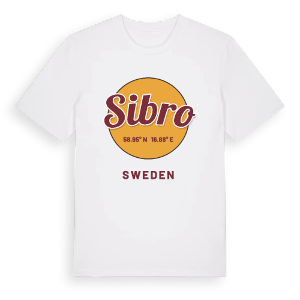 Sibro cirkel t-shirt – ekologisk bomull t-shirt från Pinshirt