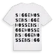 Siggemossen ordlek t-shirt
