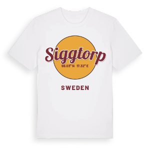 Siggtorp cirkel t-shirt – ekologisk bomull t-shirt från Pinshirt