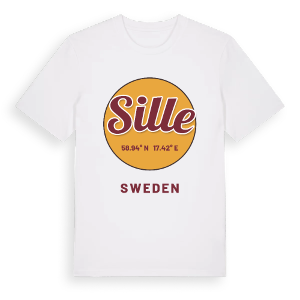 Sille cirkel t-shirt – ekologisk bomull t-shirt från Pinshirt