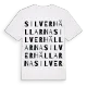Silverhällarna ordlek t-shirt