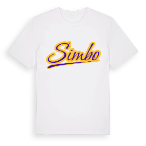Simbo baseball t-shirt – ekologisk bomull t-shirt från Pinshirt
