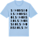 Blue Soul t-shirt med Simonsbol ordlek t-shirt