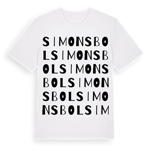 Simonsbol ordlek t-shirt – ekologisk bomull t-shirt från Pinshirt