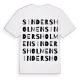 Sindersholmen ordlek t-shirt