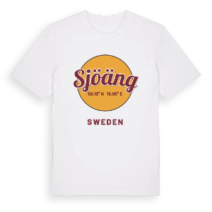 Sjöäng cirkel t-shirt – ekologisk bomull t-shirt från Pinshirt