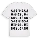 Sjöäng ordlek t-shirt
