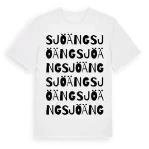 Sjöäng ordlek t-shirt – ekologisk bomull t-shirt från Pinshirt