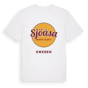 Sjöåsa cirkel t-shirt – ekologisk bomull t-shirt från Pinshirt