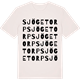 Vintage White t-shirt med Sjögetorp ordlek t-shirt