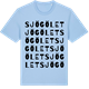 Blue Soul t-shirt med Sjögölet ordlek t-shirt