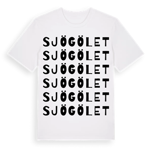 Sjögölet ordlek t-shirt – ekologisk bomull t-shirt från Pinshirt