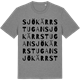 Mid Heather Gray t-shirt med Sjökärrstugan ordlek t-shirt