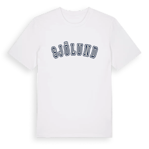 Sjölund college t-shirt – ekologisk bomull t-shirt från Pinshirt