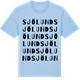 Blue Soul t-shirt med Sjölund ordlek t-shirt