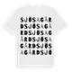 Sjösa Gård ordlek t-shirt