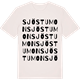 Vintage White t-shirt med Sjöstumon ordlek t-shirt