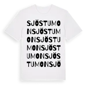 Sjöstumon ordlek t-shirt – ekologisk bomull t-shirt från Pinshirt