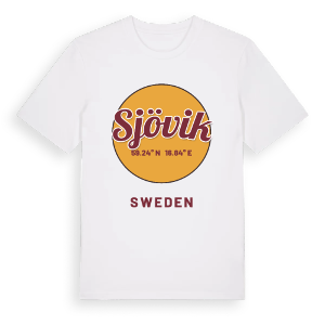 Sjövik cirkel t-shirt – ekologisk bomull t-shirt från Pinshirt