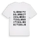 Sjövreten ordlek t-shirt
