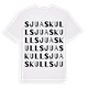 Sjuas kull ordlek t-shirt