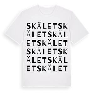 Skälet ordlek t-shirt – ekologisk bomull t-shirt från Pinshirt