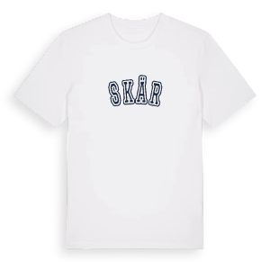 Skär college t-shirt – ekologisk bomull t-shirt från Pinshirt
