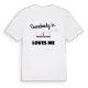 Någon i Skarestastugan älskar mig t-shirt