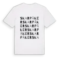 Skarpåker ordlek t-shirt
