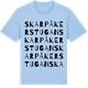 Blue Soul t-shirt med Skarpåkerstugan ordlek t-shirt