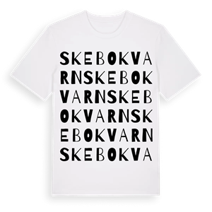Skebokvarn ordlek t-shirt – ekologisk bomull t-shirt från Pinshirt