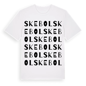 Skebol ordlek t-shirt – ekologisk bomull t-shirt från Pinshirt