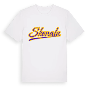 Skenala baseball t-shirt – ekologisk bomull t-shirt från Pinshirt